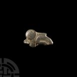 Scythian Bronze Eagle's Head Pendant