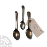 Post Medieval Silver Spoon Group