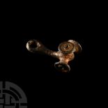 Iron Age Celtic Bronze Triple Toggle Fastener