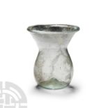 Roman Clear Glass Bottle