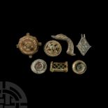 Roman Bronze Brooch and Other Artefact Collection