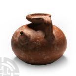 Nabataean Redware Feeder Vessel