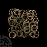 Medieval and Other Bronze Harness Ring Collection