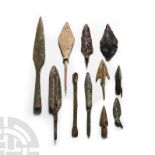 Greek and Other Mixed Arrowhead Collection