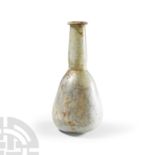 Roman Glass Pear-Shaped Flask