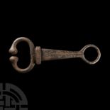 Post Medieval Iron Bull Nose Tether