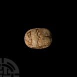 Egyptian Steatite Scarab