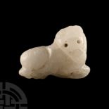 Western Asiatic Chalcedony Bull Amulet