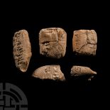 Mesopotamian Cuneiform Tablet Fragment Collection