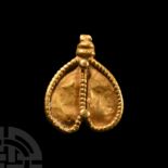 Greek Gold Insect-Shaped Pendant