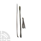 Roman 'Thames' Bronze Medical Implement Group