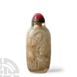 Chinese Crystal Carved Snuff Bottle