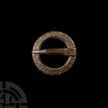 Medieval 'Thames' Bronze Ring Brooch