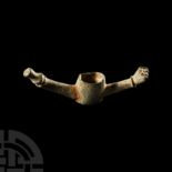 Roman Bronze Phallic and Fist Fitting