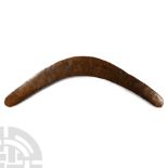 Australian Aboriginal Wood Boomerang