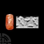 Mesopotamian Stone Cylinder Seal