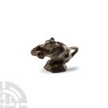 Roman Silver Sitting Mouse Statuette