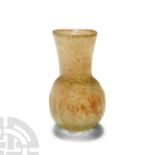 Byzantine Ribbed Glass Cosmetic Bottle