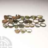 Roman and Later Bronze Ring Collection