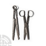 Post Medieval 'Thames' Iron Scissors and Shears Group