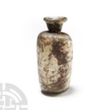 Roman Glass Barrel-Shaped Flask