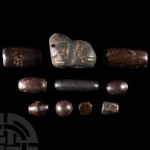 Mesopotamian Haematite Amulet and Weight Collection