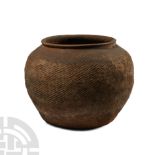 Chinese Large Eastern Zhou Ceramic Jar