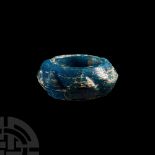 Egyptian Blue Glass Ring