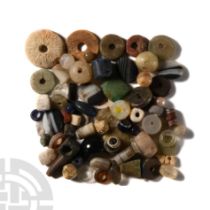 Western Asiatic Mixed Stone and Other Necklace Bead Collection