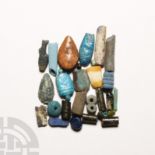 Egyptian Composition Amulet and Bead Collection