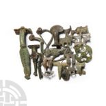 Roman Bronze and Silver Brooch Collection