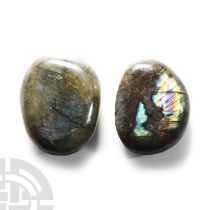 Natural History - Labradorite Specimen Pair