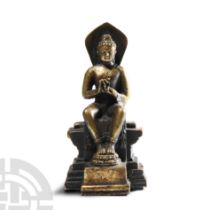 Indian Brass Buddha Figure