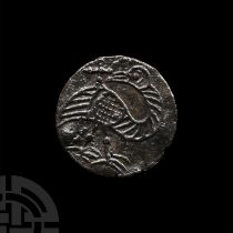 Medieval 'Thames' Bifacial Pewter Wine Tavern Token