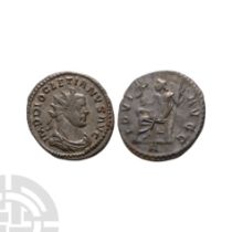 Ancient Roman Imperial Coins - Diocletian - Jupiter AE Antoninianus