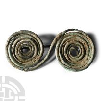 Bronze Age Spectacle Brooch