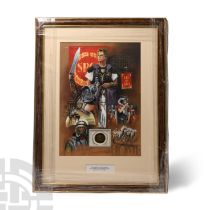 Roman Coin and Limited Edition Framed Print