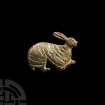 Roman 'Essex' Bronze Hare Brooch