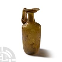 Large Roman Amber Glass Vessel