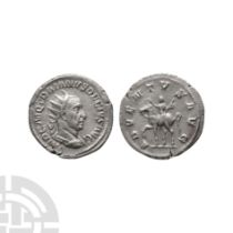 Ancient Roman Imperial Coins - Trajan Decius - Emperor Riding AR Antoninianus