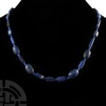 Bactrian Style Lapis Lazuli Bead Necklace String