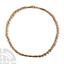 Roman Gold Linked Chain