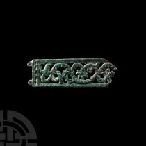 Eastern Roman Tinned Bronze Composite Belt Mount