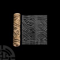 Western Asiatic Stone Geometric Cylinder Seal