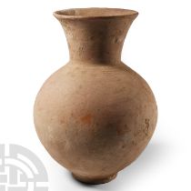 Western Asiatic Terracotta Bulbous Vase