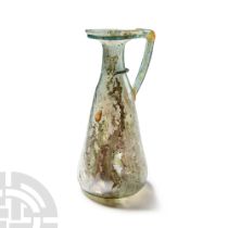 Roman Aqua Glass Jug