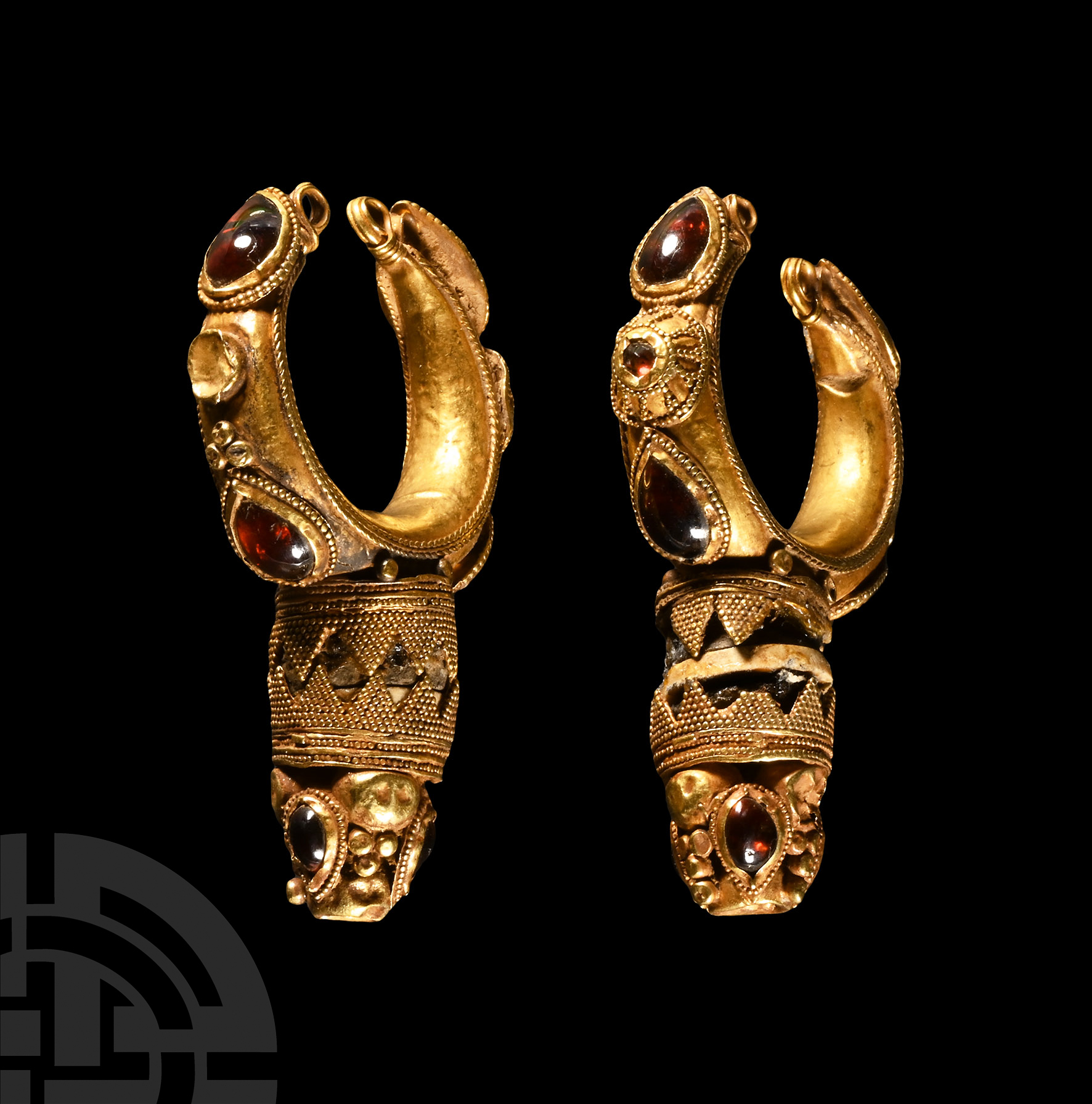 Large Eastern Roman Gold Earrings