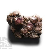 Natural History - Historic British Purple Fluorite Crystal Specimen