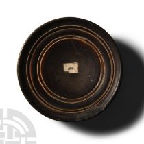 Greek Black Glazed Dish