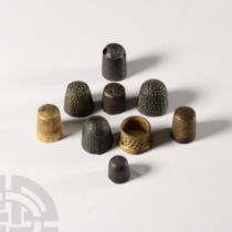 Medieval 'Thames' and Other Bronze Thimble Collection